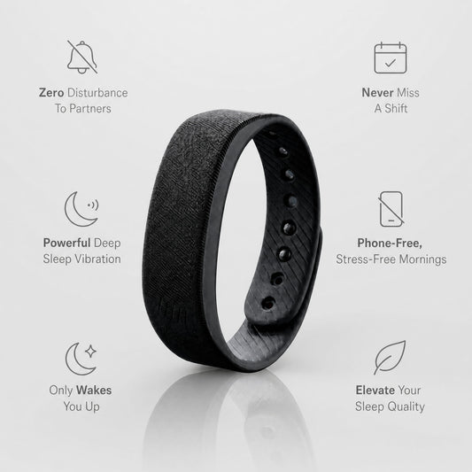 Pro Silent Vibrating Alarm for Heavy Sleepers